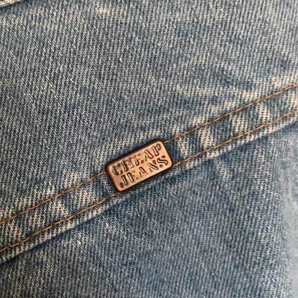 Vibtage 70s “Cheap Jeans”, straight leg slightly wider at bottom - Picture 8 of 8